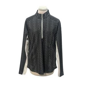 PEBBLE BEACH Dry-Luxe Performance Black White XLARGE Golf Golfer Golfing UPF 50+